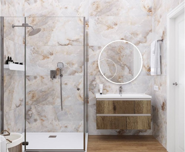 Керамогранит Ceradim Onyx Magic Brown полированный 60x120 - изображение 4