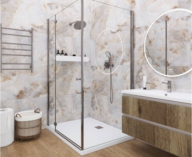 Керамогранит Ceradim Onyx Magic Brown полированный 60x120 - изображение 5