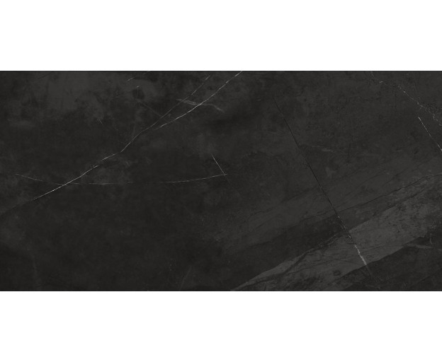 Настенный керамогранит Laparet Pulpis Nero глянцевый 40x80