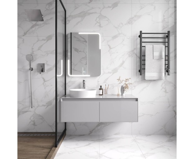 Керамогранит Ceradim Statuario Perfect Silver полированный 80x80 - изображение 1