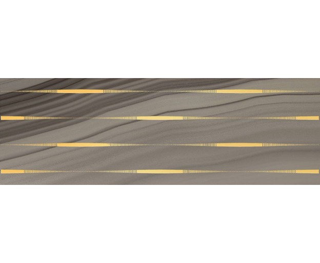 Декор Laparet Lines Agat кофейный 20x60