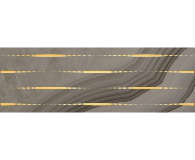 Декор Laparet Lines Agat кофейный 20x60 - изображение 1