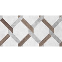 Плитка настенная Laparet Atlas серый узор 08-00-06- 20x40