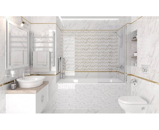 Керамическая плитка Laparet Camelot белый 20x60 - изображение 11