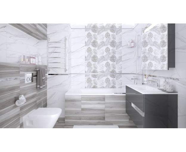 Керамический декор Laparet Elegance2 белый 20x50 - изображение 7