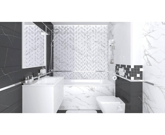 Керамическая Плитка Laparet Negro чёрный 25x75 - изображение 19