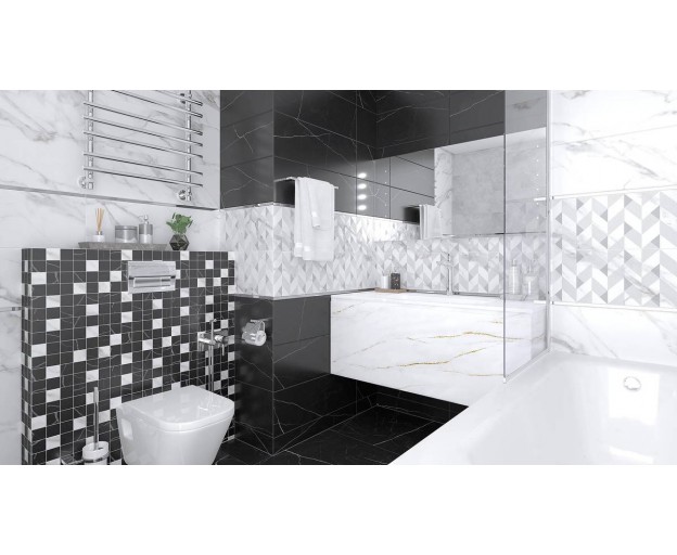 Керамическая Плитка Laparet Negro чёрный 25x75 - изображение 21