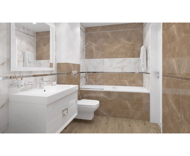 Керамическая плитка Laparet Ivory кремовый 20x50 - изображение 21