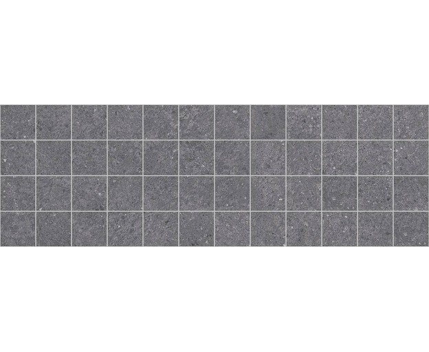Керамический декор Laparet Mason мозаичный чёрный 20x60