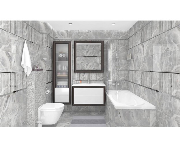 Керамическая плитка Laparet Plazma серый 30x60 - изображение 4