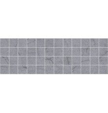 Керамический декор Laparet Rock мозаичный серый 20x60