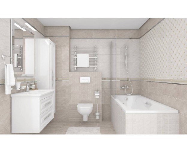 Керамическая плитка Laparet Royal кофейный светлый 20x60 - изображение 4