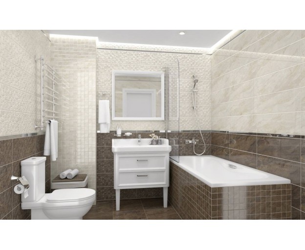 Керамическая плитка Laparet Royal коричневый 20x60 - изображение 4
