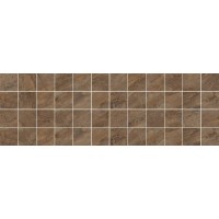 Керамический декор Laparet Royal мозаичный коричневый 20x60