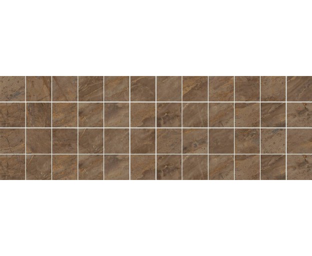 Керамический декор Laparet Royal мозаичный коричневый 20x60