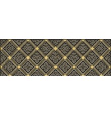 Керамический декор Laparet Royal чёрный 20x60
