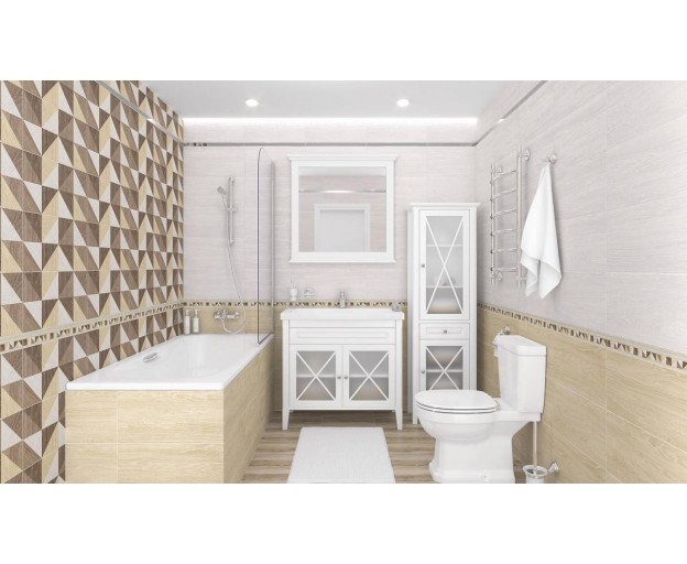 Керамическая плитка Laparet Village беж микс 25x50 - изображение 1