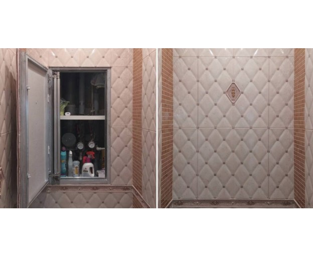 Люк под плитку Практика EuroFORMAT-R 4 поколения ЕТР 50x50 - изображение 3