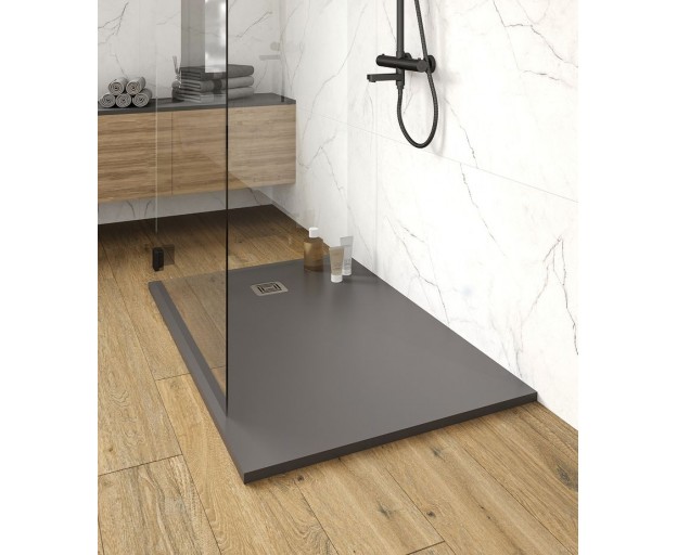 Душевой поддон (Композитный материал) Stpool Lite Grey 120x90x3 - изображение 1