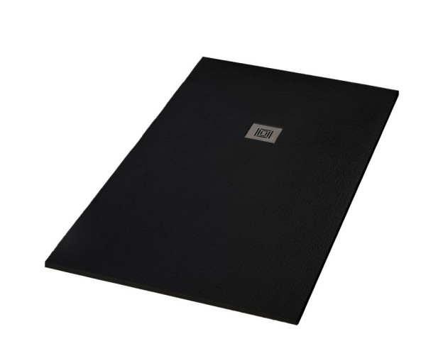 Душевой поддон (Композитный материал) Stpool Lite Black 90x70x3